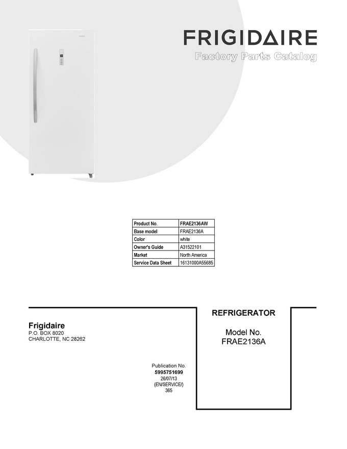 Diagram for FRAE2136AW