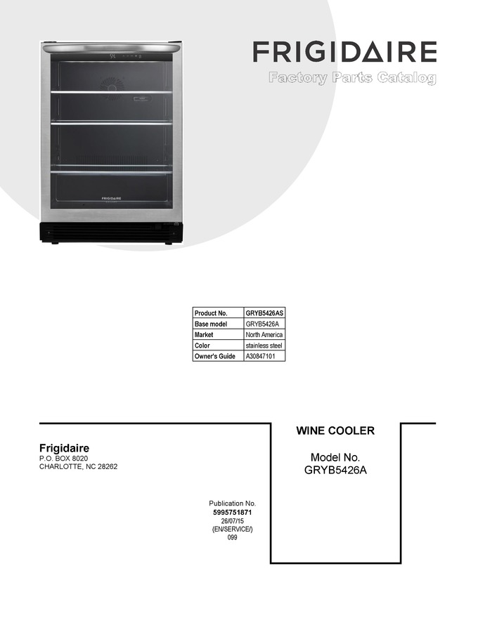 Diagram for GRYB5426AS