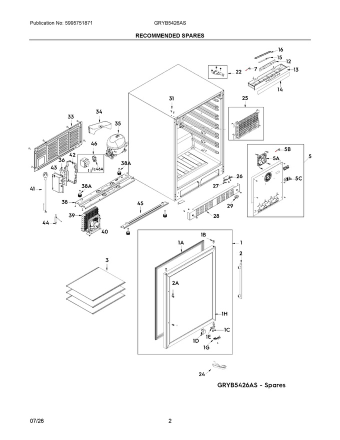 Diagram for GRYB5426AS