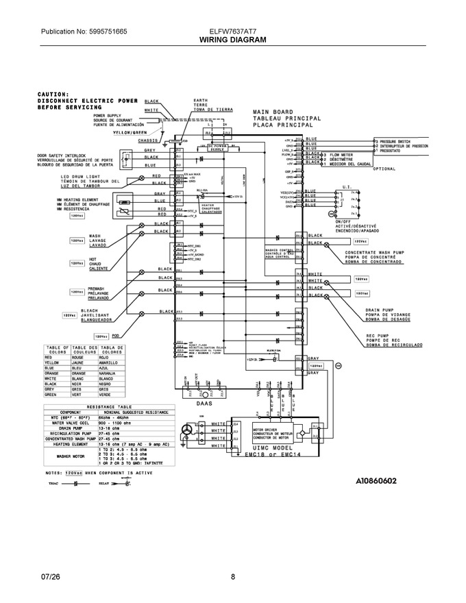 Diagram for ELFW7637AT7