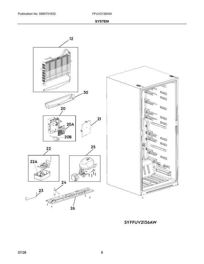 Diagram for FFUV2136AW
