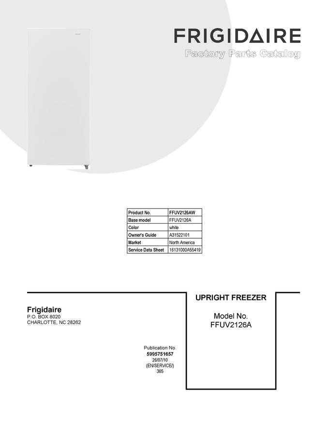 Diagram for FFUV2126AW