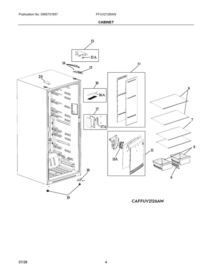 Diagram for FFUV2126AW
