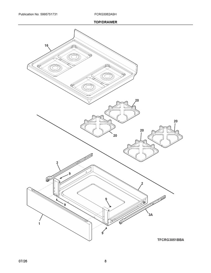 Diagram for FCRG3062ASH