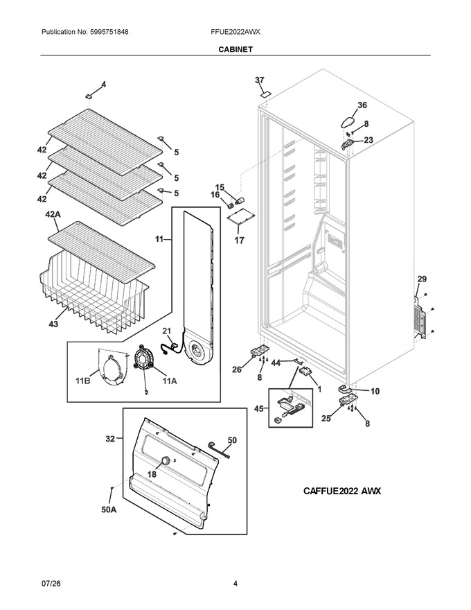 Diagram for FFUE2022AWX