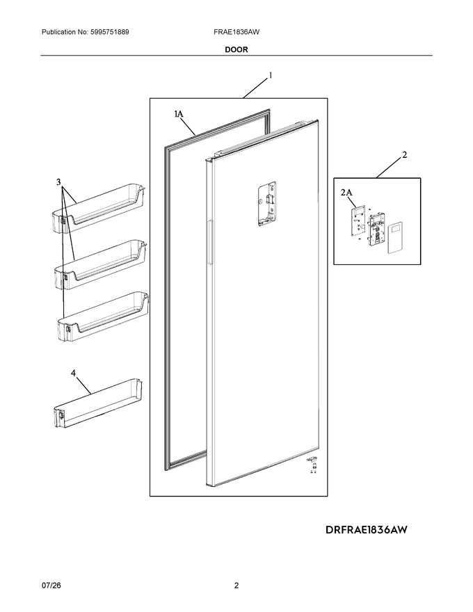 Diagram for FRAE1836AW