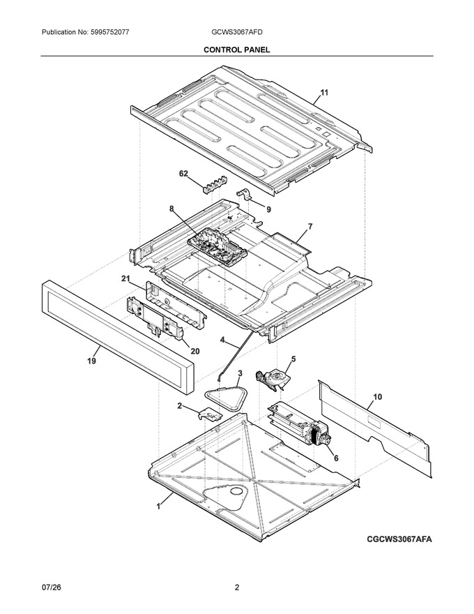Diagram for GCWS3067AFD