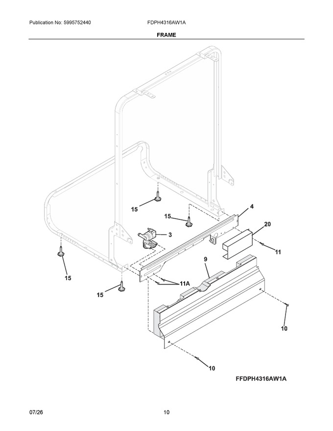 Diagram for FDPH4316AW1A