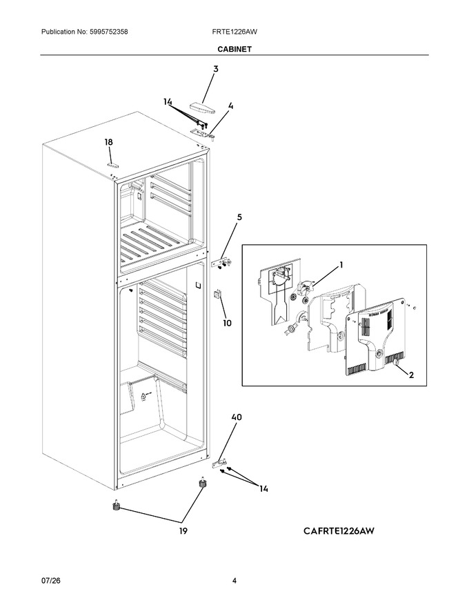 Diagram for FRTE1226AW