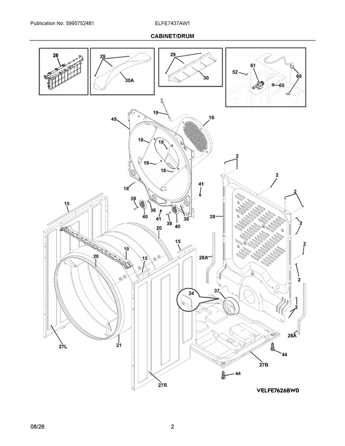 Diagram for ELFE7437AW1