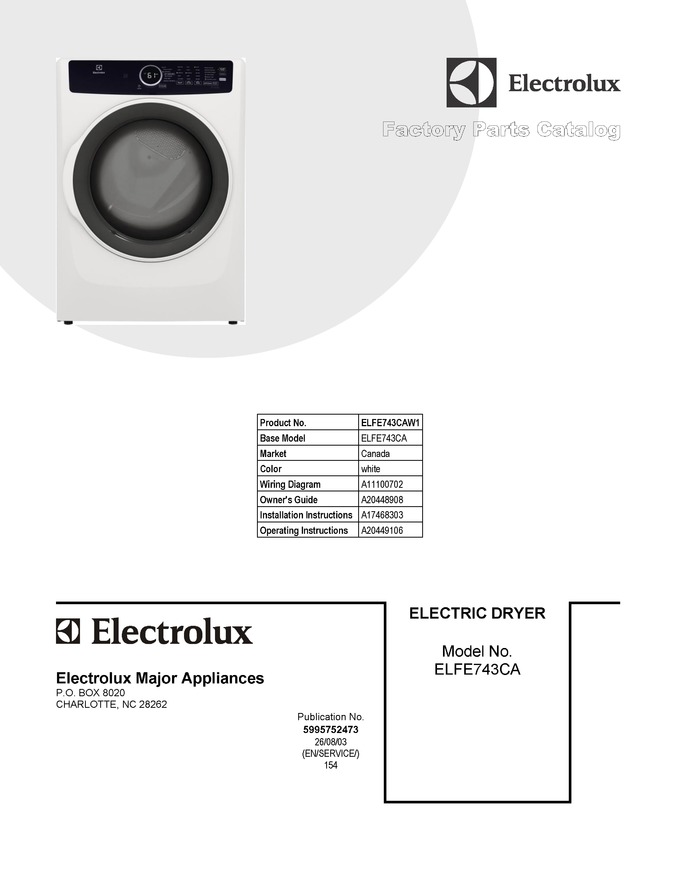 Diagram for ELFE743CAW1