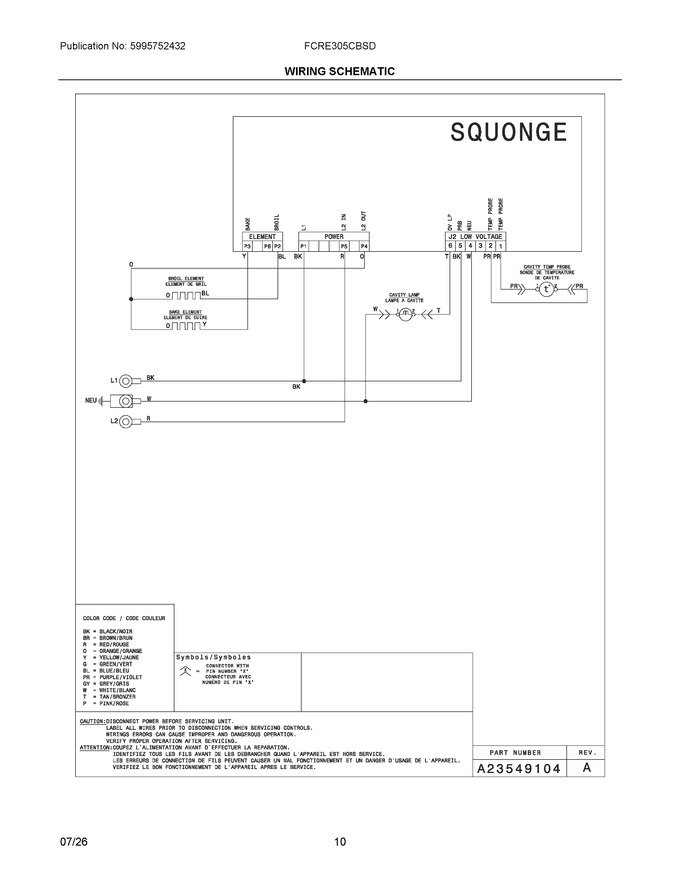 Diagram for FCRE305CBSD