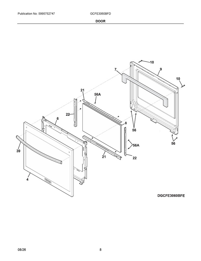 Diagram for GCFE3060BFD