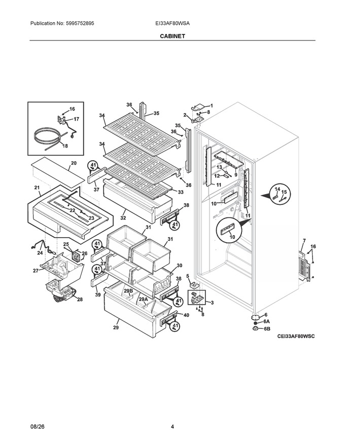 Diagram for EI33AF80WSA