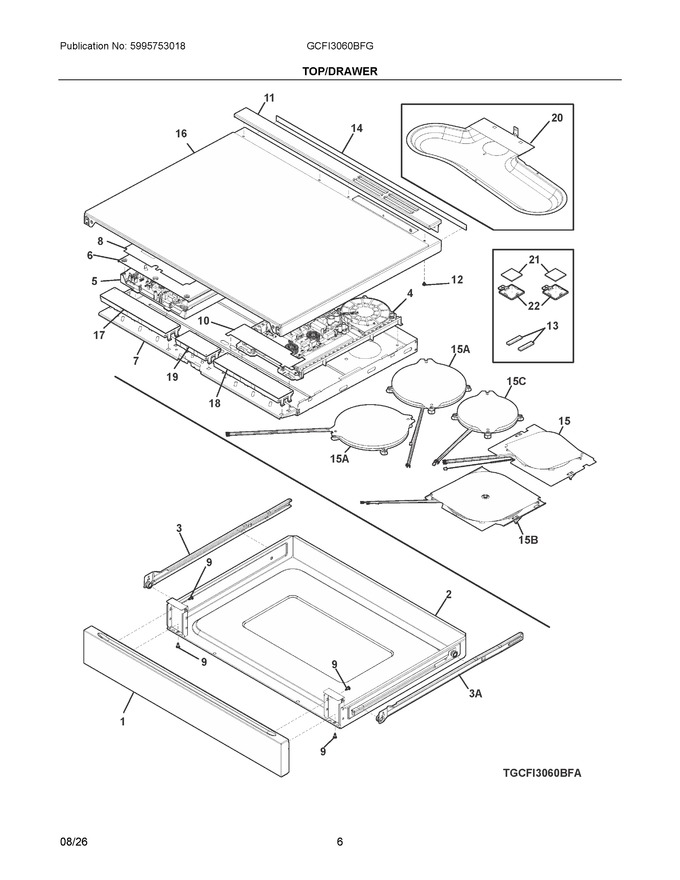 Diagram for GCFI3060BFG