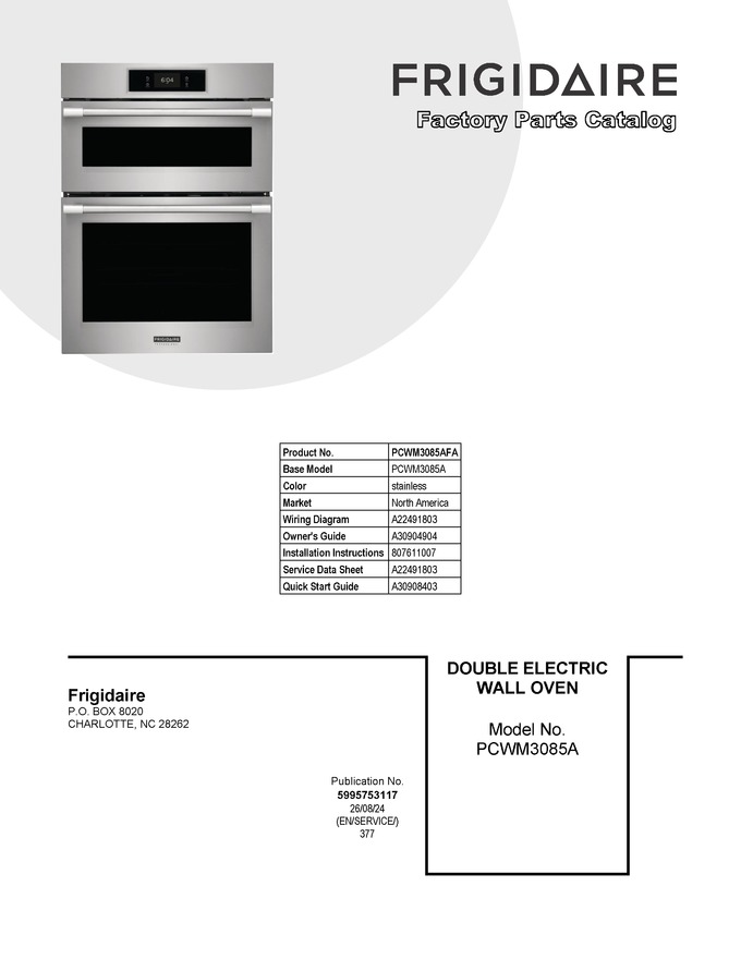 Diagram for PCWM3085AFA