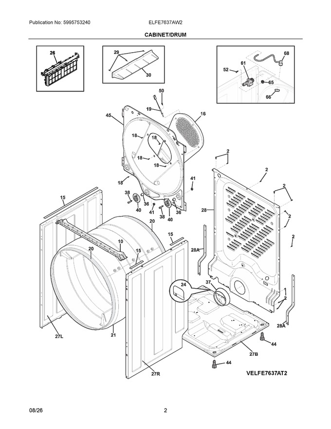 Diagram for ELFE7637AW2