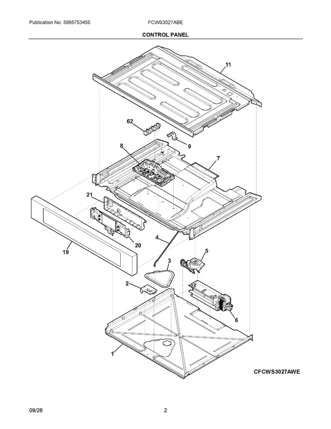 Diagram for FCWS3027ABE