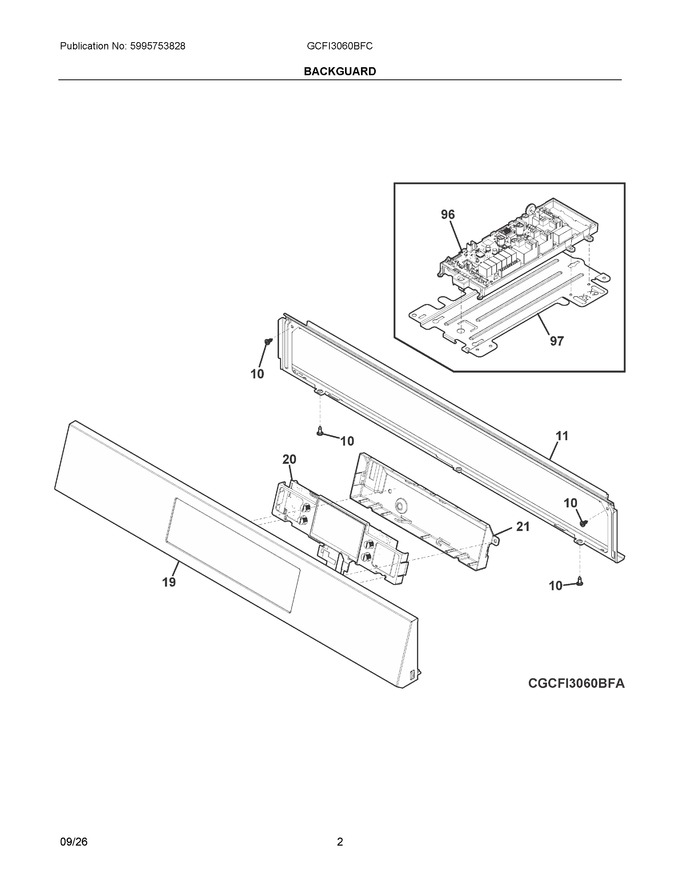 Diagram for GCFI3060BFC