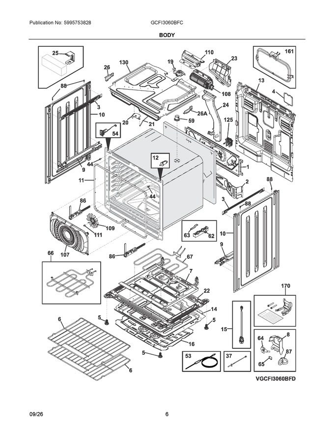 Diagram for GCFI3060BFC