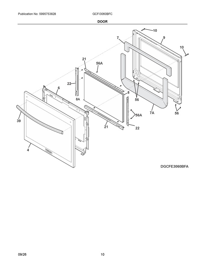 Diagram for GCFI3060BFC