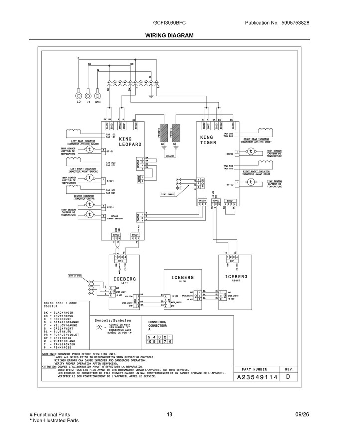 Diagram for GCFI3060BFC