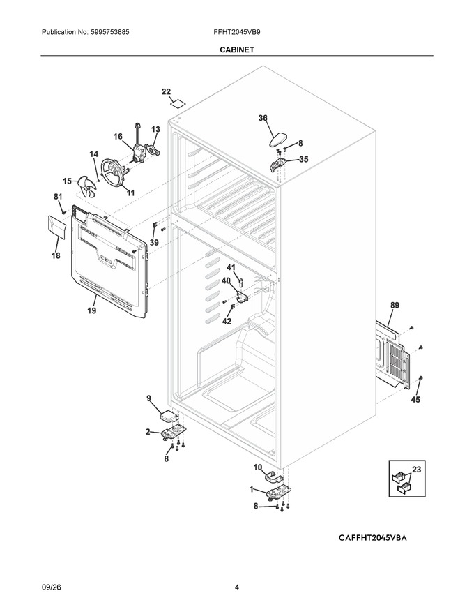 Diagram for FFHT2045VB9