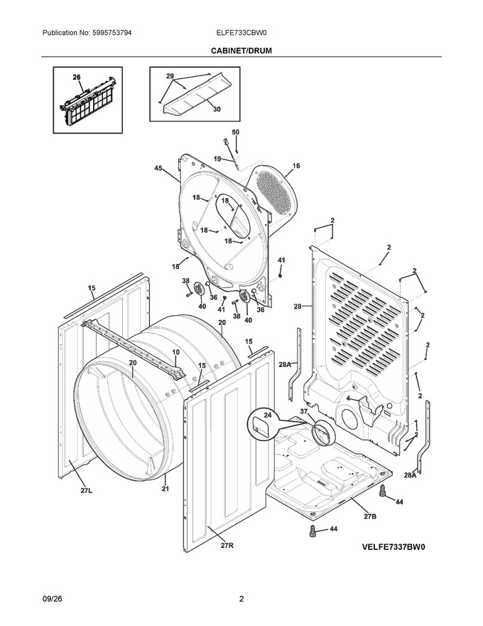 Diagram for ELFE733CBW0