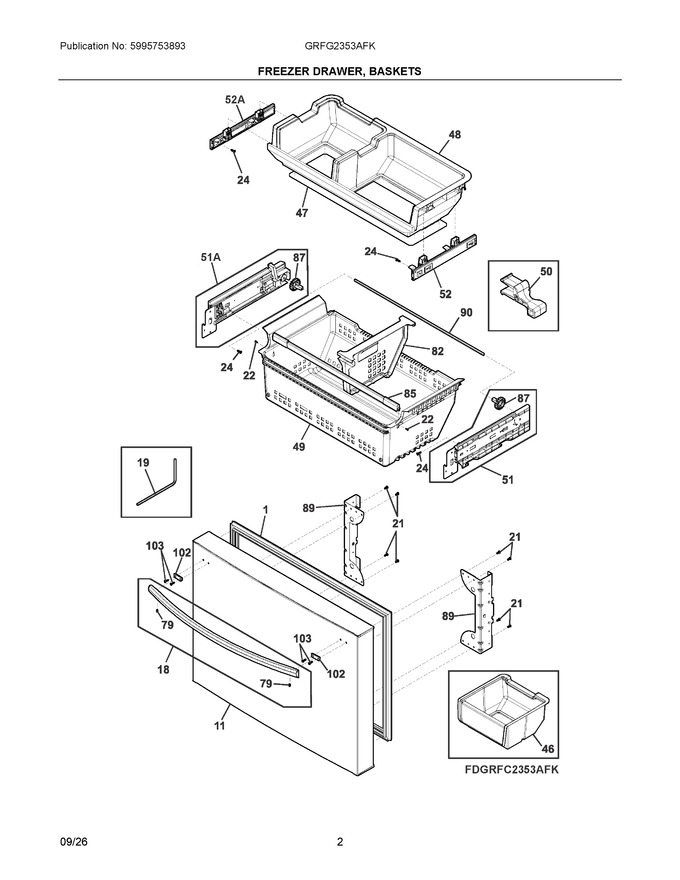 Diagram for GRFG2353AFK