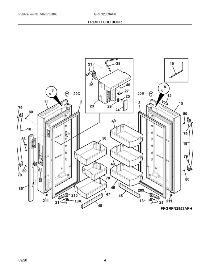Diagram for GRFG2353AFK