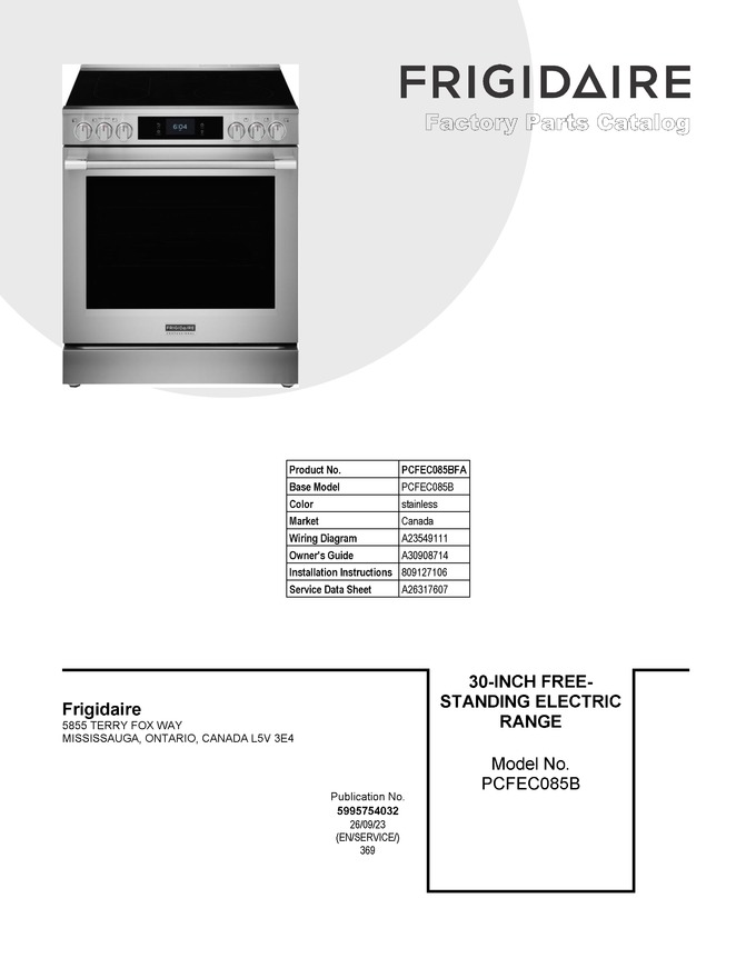 Diagram for PCFEC085BFA