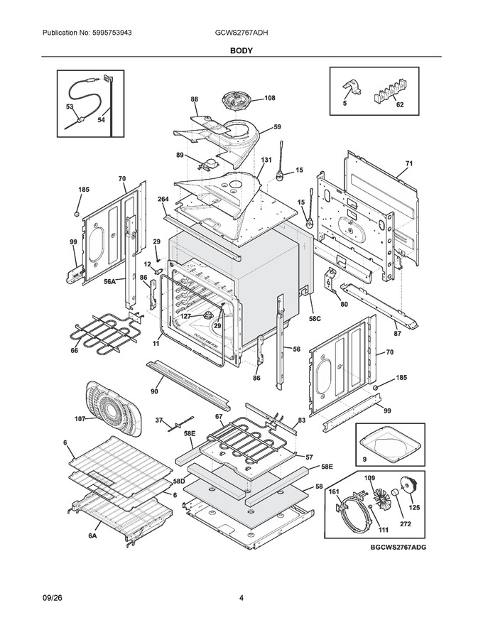 Diagram for GCWS2767ADH