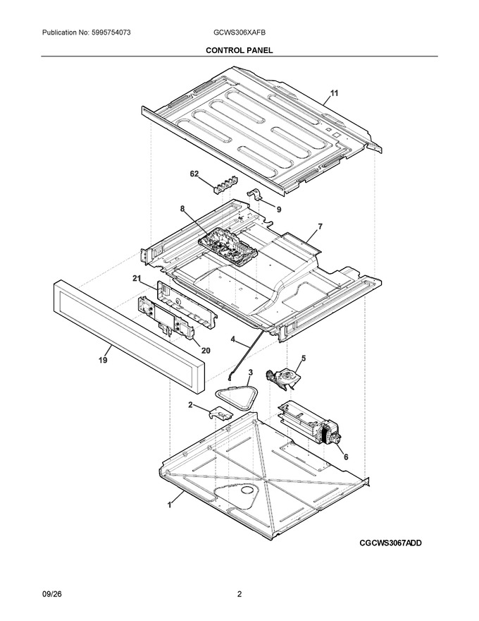 Diagram for GCWS306XAFB
