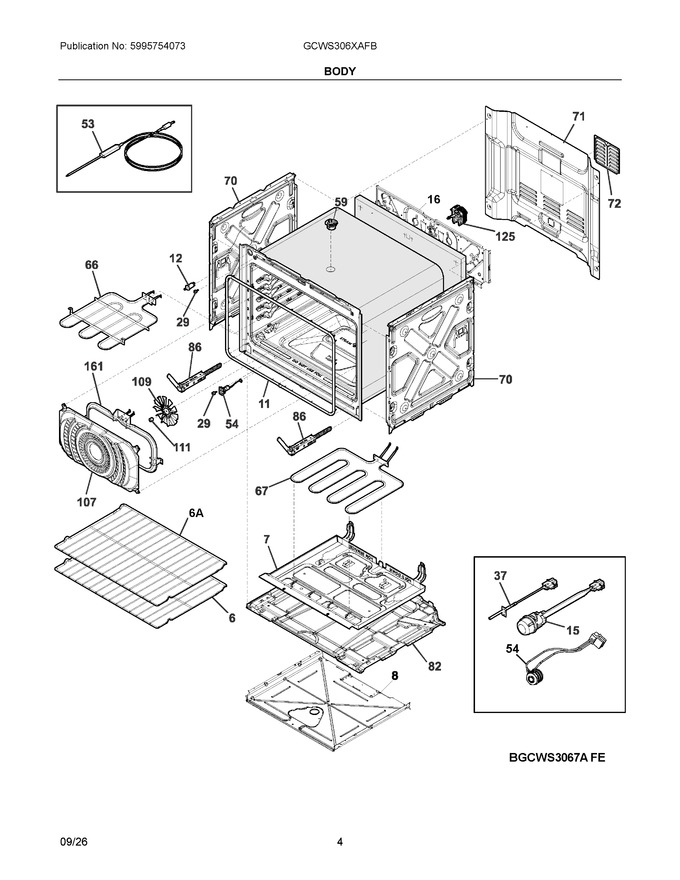 Diagram for GCWS306XAFB