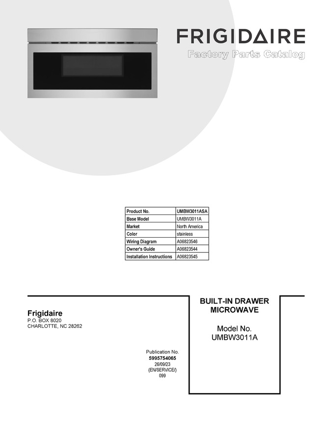 Diagram for UMBW3011ASA