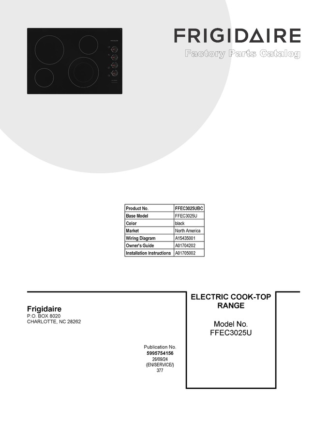 Diagram for FFEC3025UBC