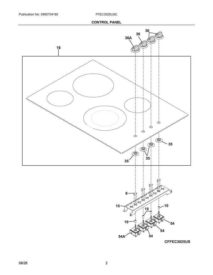 Diagram for FFEC3025USC
