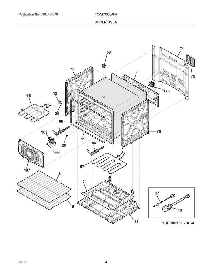 Diagram for FCWD303LAFA
