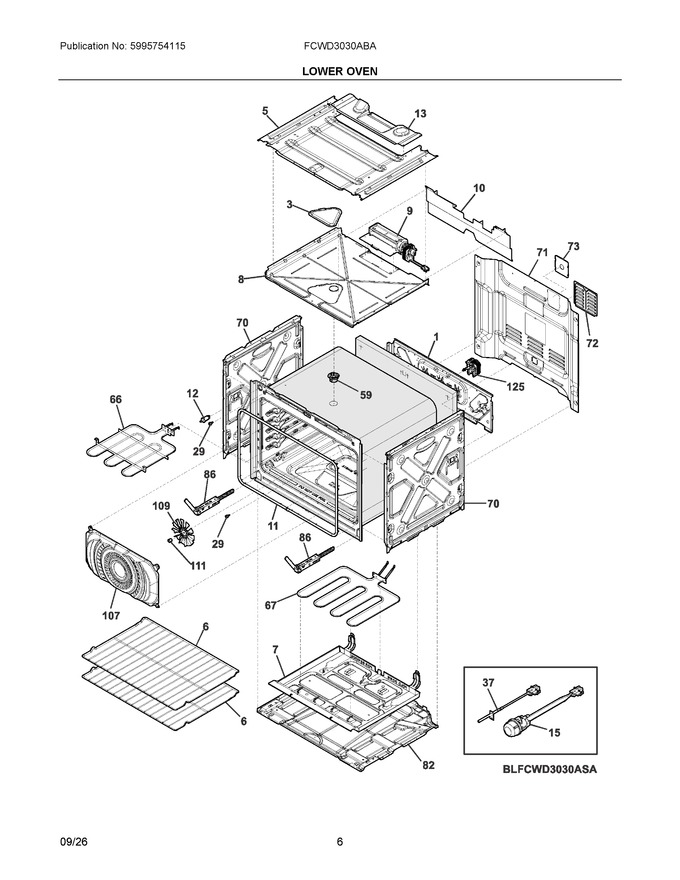 Diagram for FCWD3030ABA