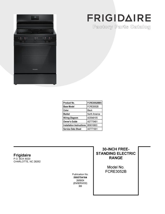 Diagram for FCRE3052BBG