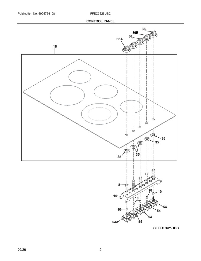 Diagram for FFEC3625UBC