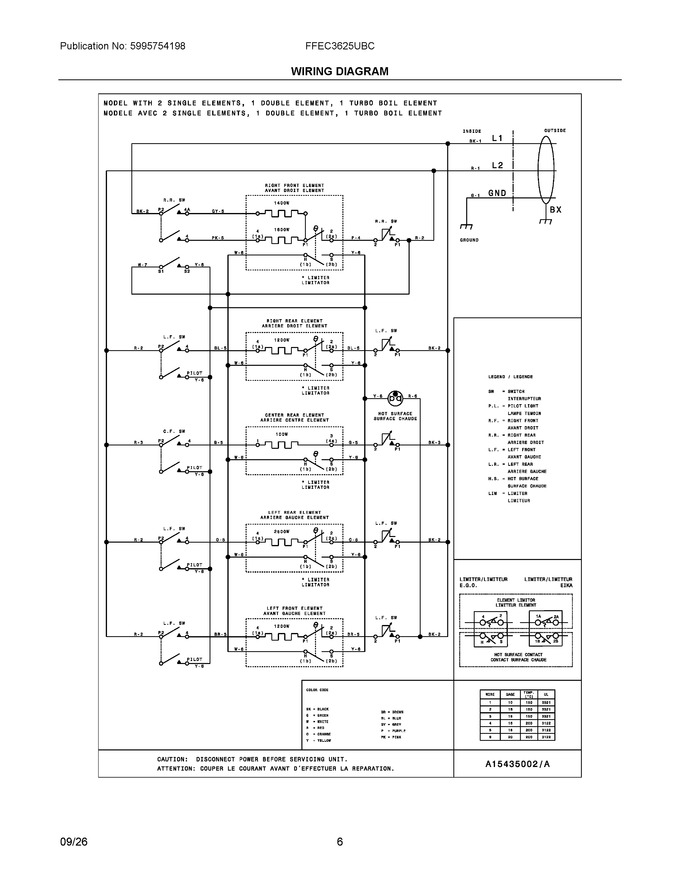 Diagram for FFEC3625UBC