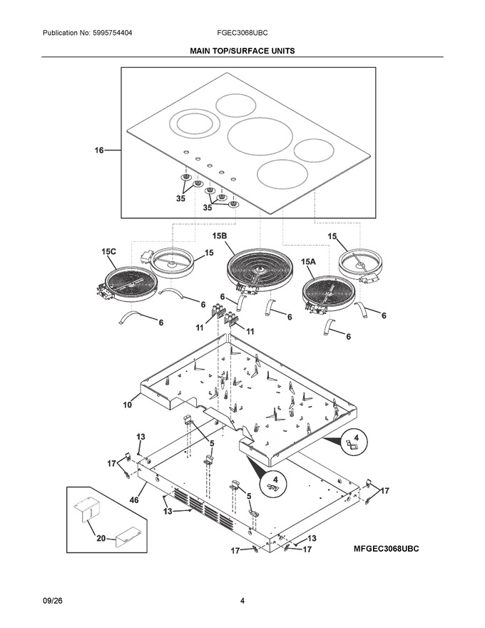 Diagram for FGEC3068UBC