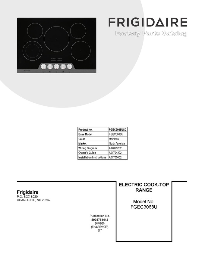 Diagram for FGEC3068USC