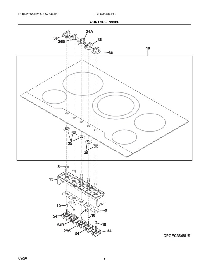 Diagram for FGEC3648UBC
