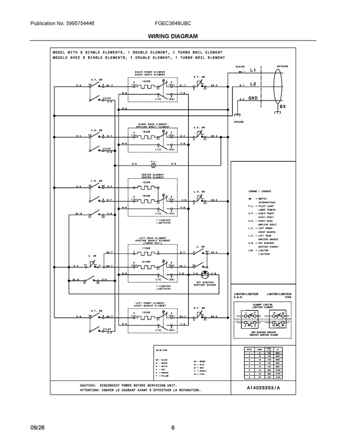 Diagram for FGEC3648UBC