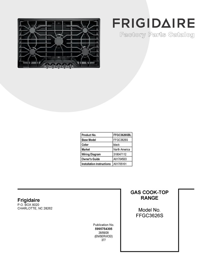 Diagram for FFGC3626SBL