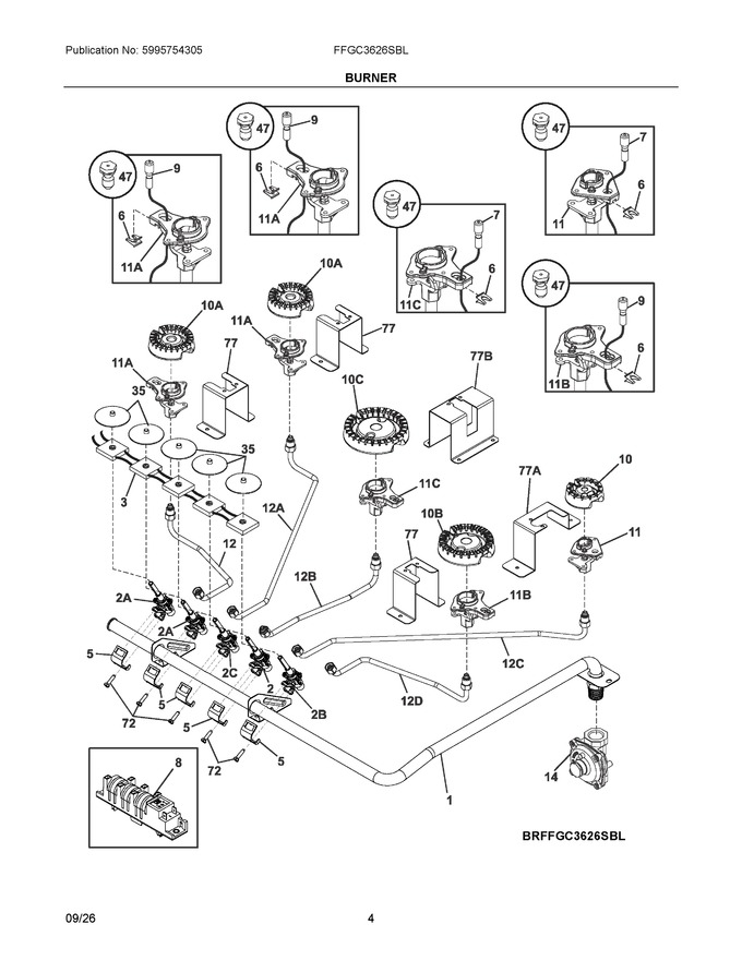 Diagram for FFGC3626SBL