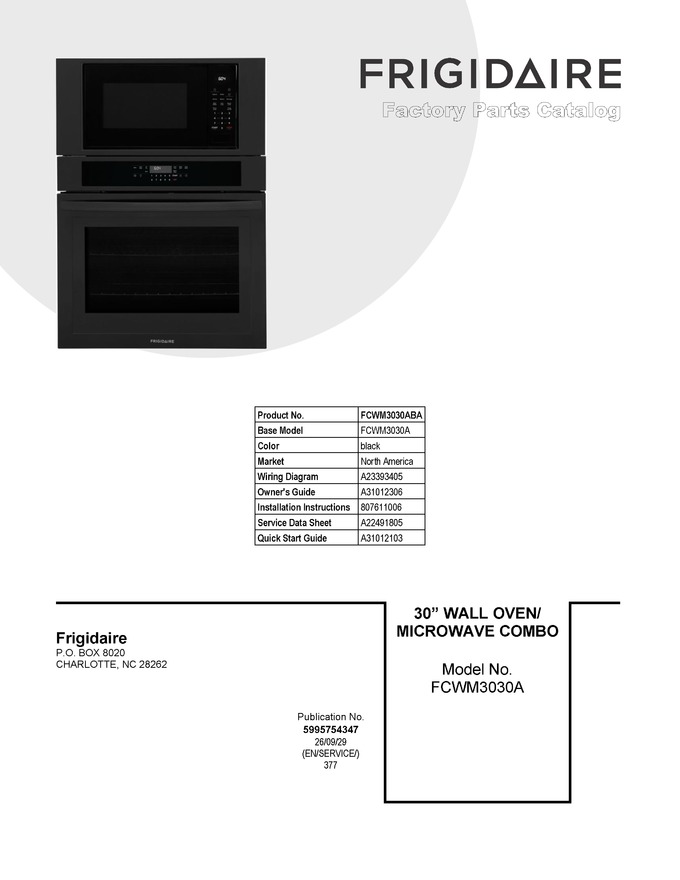 Diagram for FCWM3030ABA