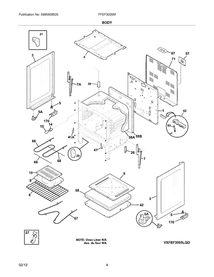 Diagram for FFEF3005MWB